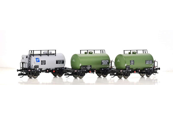 Set tří kotlových vozů Deutz, ČSD, III. epocha, TT, limitovaná série pro DS model, Saxonia 120089