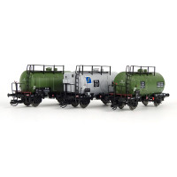 Set tří kotlových vozů Deutz, ČSD, III. epocha, TT, limitovaná série pro DS model, Saxonia 120089