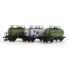 Set tří kotlových vozů Deutz, ČSD, III. epocha, TT, limitovaná série pro DS model, Saxonia 120089