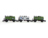 Set tří kotlových vozů Deutz, ČSD, III. epocha, TT, limitovaná série pro DS model, Saxonia 120089