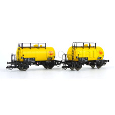 Set dvou kotlových vozů Deutz, DR, MINOL, IV. epocha, TT, Saxonia Modellbau 120148