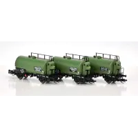 Set tří kotlových vozů Deutz II, ČSD, IV. epocha, TT, limitovaná série pro DS model, Saxonia 120152