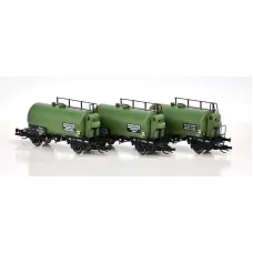 Set tří kotlových vozů Deutz II, ČSD, IV. epocha, TT, limitovaná série pro DS model, Saxonia 120152