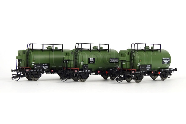 Set tří kotlových vozů Deutz II, ČSD, IV. epocha, TT, limitovaná série pro DS model, Saxonia 120152