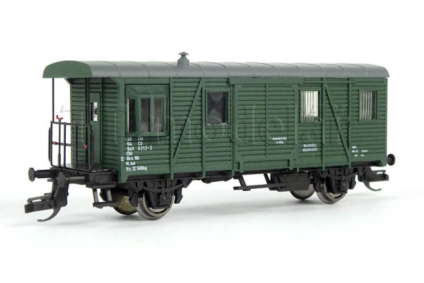 Služební vůz řady Da, ČD, bílé písmo, dom. st. Čáslav, exkluzivní série pro TT modelář, V. epocha, TT, Loco M2502
