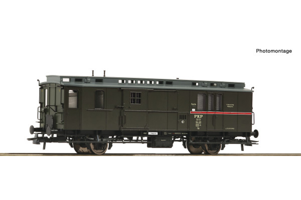 Zavazadlový vůz řady Dp s poštovním oddílem, PKP, IV. epocha, H0, Roco 6200196