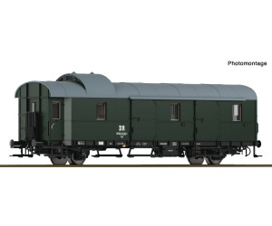Zavazadlový vůz Daai, DR, se střešní nástavbou, IV. epocha, TT, Roco 6280052