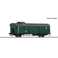 Zavazadlový vůz Dd, ČSD, III. epocha, TT, Roco 6280077 Zavazadlový vůz Dd, ČSD, III. epocha, TT, Roco 6280077