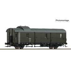 Zavazadlový vůz D, PKP, IV. epocha, TT, Roco 6280084 Zavazadlový vůz D, PKP, IV. epocha, TT, Roco 6280084