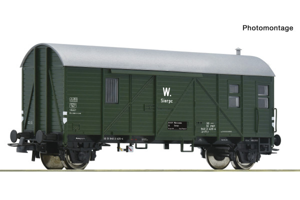 Služební vůz řady U (Ft) pro průvodčího, PKP, IV. epocha, H0, Roco 6600278