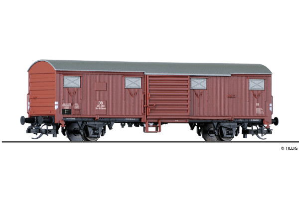 Krytý vůz řady Glmms 64, DB, III. epocha, TT, Tillig 17181
