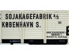 Vůz na kapalný plyn „Dansk Sojakagefabrik Kobenhavn“, zařazen u DSB, III. epocha, TT, Tillig 95893