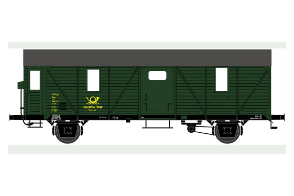 Poštovní vůz c/10,8, Deutsche Post, III. epocha, TT, Haedl 113253