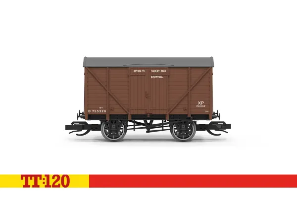 Krytý nákladní vůz ,,Vent Van Cadbury”, B755320, BR, III. epocha, TT, Hornby TT6043