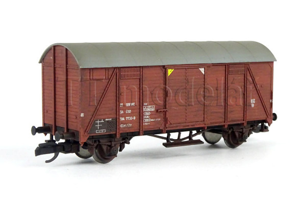 Krytý vůz Ztr, ČSD, patinovaný, IV. epocha, TT, IGRA MODEL 96600000/1w