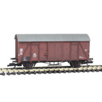 Krytý vůz Gm 39, DB, patinovaný, III. epocha, TT, IGRA MODEL 96600004w