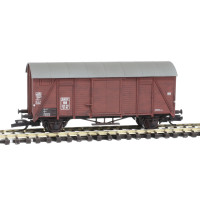 Krytý vůz Gm 39, DB Europ, patinovaný, III. epocha, TT, IGRA MODEL 96600006w