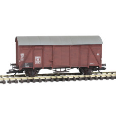 Krytý vůz Gm 39, DB Europ, patinovaný, III. epocha, TT, IGRA MODEL 96600006w