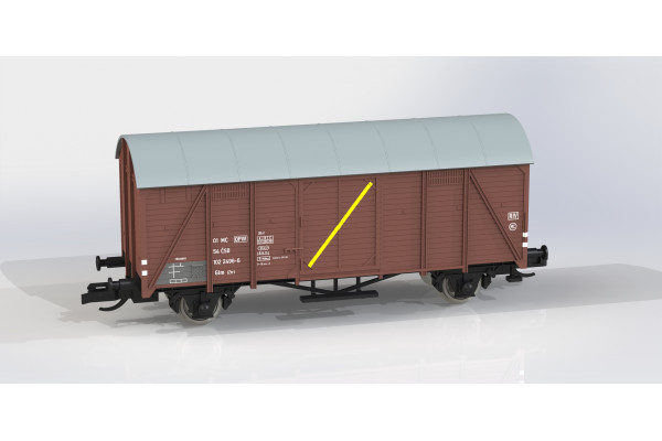 Krytý vůz Ztr, IV. epocha, TT, IGRA MODEL 96600016
