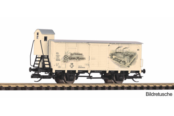 Krytý vůz G02 Gebr. Maisel, DB, s brzdařskou budkou, III. epocha, TT, Piko 47852 Krytý vůz G02 Gebr. Maisel, DB, s brzdařskou budkou, III. epocha, TT, Piko 47852