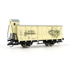 Krytý vůz G02 Gebr. Maisel, DB, s brzdařskou budkou, III. epocha, TT, Piko 47852