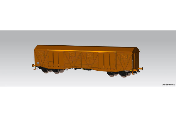 Velkoprostorový krytý vůz 401 Ka, PKP, V. epocha, H0, Piko 58474