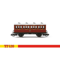 Dvouosý osobní vůz 1. třídy, '474', LB&SCR, I. epocha, TT, Hornby TT4055