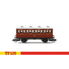 Dvouosý osobní vůz 1. třídy, '474', LB&SCR, I. epocha, TT, Hornby TT4055