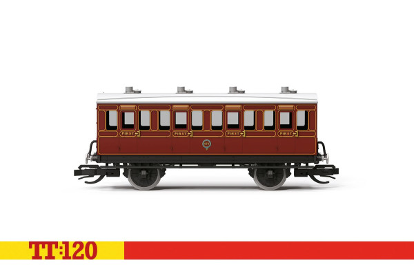 Dvouosý osobní vůz 1. třídy, '474', LB&SCR, I. epocha, TT, Hornby TT4055