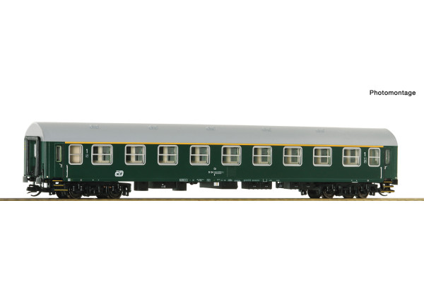 Osobní vůz 1. třídy, A, ČD, V. epocha, TT, Roco 6280066 Osobní vůz 1. třídy, A, ČD, V. epocha, TT, Roco 6280066