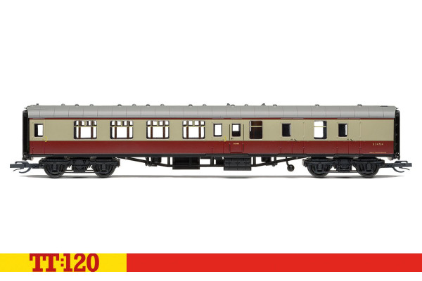 Osobní vůz se zavazadlovým oddílem Mk1 Brake Second Corridor E35335, BR, III. epocha, TT, Hornby TT4006A