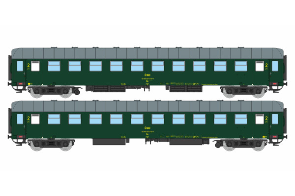 Osobní vůz 2. třídy Bp, Zdice 2, ČSD, IV. epocha, TT, IGRA MODEL 97200033
