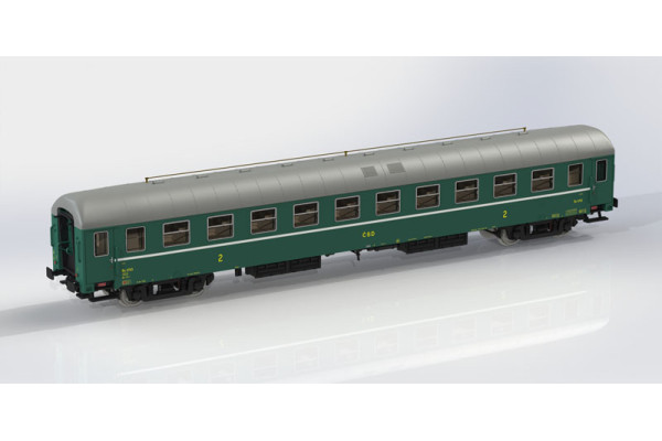 Osobní rychlíkový vůz 2. třídy Ba, s rozhlasovou ústřednou, III. epocha, TT, IGRA MODEL 97200035 Osobní rychlíkový vůz 2. třídy Ba, s rozhlasovou ústřednou, III. epocha, TT, IGRA MODEL 97200035