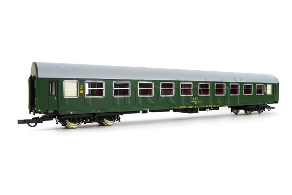 Osobní vůz 2. třídy řady Ba, typ Y/B-70, ČSD, IV. epocha, H0, Roco 6200170