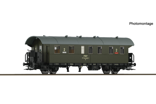Osobní vůz 2. třídy, Bi, PKP, IV. epocha, TT, Roco 6280081 Osobní vůz 2. třídy, Bi, PKP, IV. epocha, TT, Roco 6280081