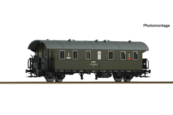 Osobní vůz 2. třídy, Bi, PKP, IV. epocha, TT, Roco 6280082 Osobní vůz 2. třídy, Bi, PKP, IV. epocha, TT, Roco 6280082