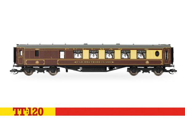 Osobní vůz Pullman Third Class Brake Car No 54, II. epocha, TT, Hornby TT4004B
