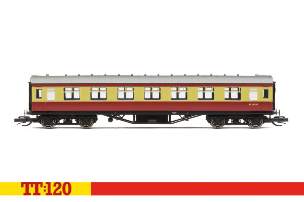 Osobní vůz 57' Corridor Third, M2001M, BR, III. epocha, TT, Hornby TT4037