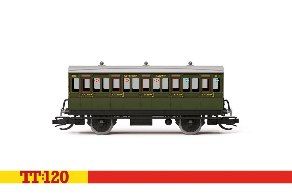 Dvouosý osobní vůz 3. třídy, '1910', SR, I. epocha, TT, Hornby TT4052