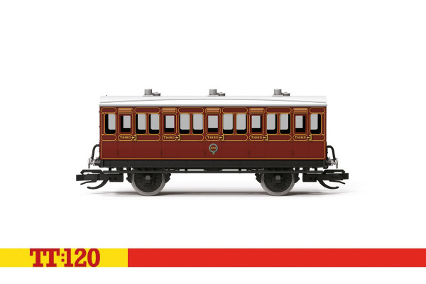 Dvouosý osobní vůz 3. třídy, '882', LB&SCR, I. epocha, TT, Hornby TT4056