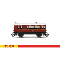 Dvouosý osobní vůz 3. třídy, s brzdou, '941', LB&SCR, I. epocha, TT, Hornby TT4057