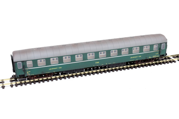 Lehátkový vůz 2. třídy Bac Praha, patinovaný, ČSD, III. epocha, TT, IGRA MODEL 97200006w Lehátkový vůz 2. třídy Bac Praha, patinovaný, ČSD, III. epocha, TT, IGRA MODEL 97200006w