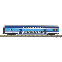 Čtyřnápravový patrový osobní vůz 2. třídy Bdmteeo, Najbrt ČD, VI. epocha, H0, Piko 27755