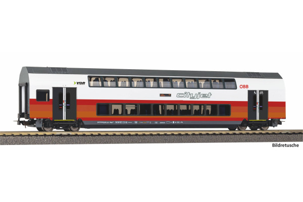 Patrový osobní vůz 2. třídy ,,cityjet“, ÖBB, VI. epocha, H0, Piko 58818