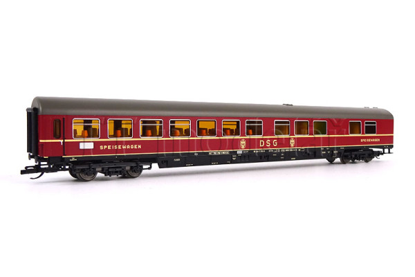 Jídelní vůz WR4üm-64, „DSG“, III. epocha, TT, Tillig 16598