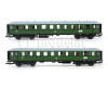 Set tří osobních vozů „D 118 Leipzig-Köln“, DR, III. epocha, TT, jednorázová série, DOPRODEJ, Tillig 01069 E