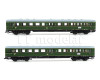 Set dvou osobních vozů „D 118 Leipzig-Köln“, DR, III. epocha, jednorázová série, TT, DOPRODEJ, Tillig 01084 E