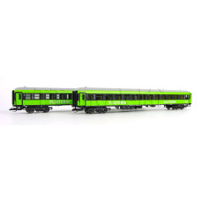 Set dvou osobních vozů Flixtrain, 2. díl, VI. epocha, TT, Tillig 01101