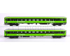 Set dvou osobních vozů Flixtrain, 2. díl, VI. epocha, TT, Tillig 01101 Set dvou osobních vozů Flixtrain, 2. díl, VI. epocha, TT, Tillig 01101