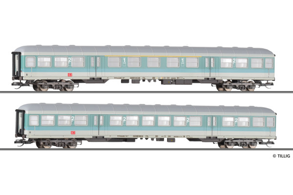 Set dvou osobních vozů, DB AG, V. epocha, TT, Tillig 01126 Set dvou osobních vozů, DB AG, V. epocha, TT, Tillig 01126